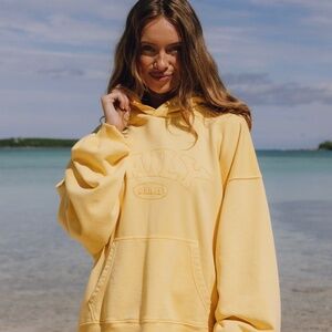 Daily Drills oversized hoodie in Sunny xs/s